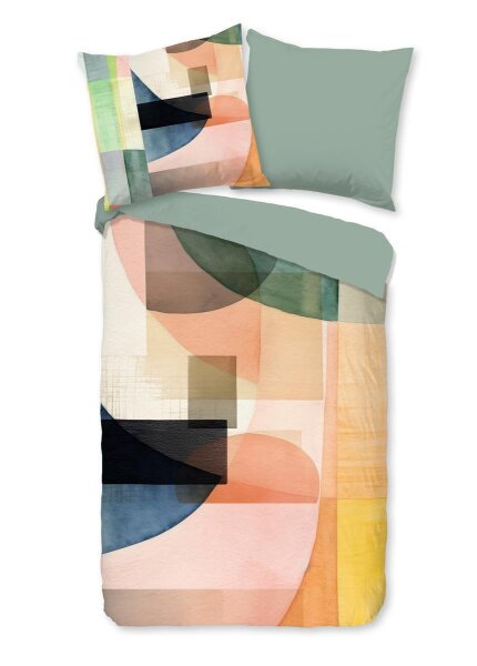 Good Morning Bettw&auml;sche 200x200 + 2 x 80x80 cm Renforc&eacute; Sneezle modern / abstrakt bunt