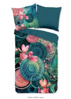 HIP Bettwäsche 155x220 + 1 x 80x80 cm Mako Satin...