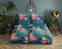 HIP Bettwäsche 155x220 + 1 x 80x80 cm Mako Satin...