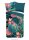 HIP Bettwäsche 155x220 + 1 x 80x80 cm Mako Satin Zarha Mandalas und Blumen blau