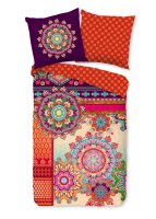 HIP Bettw&auml;sche 135x200 + 1 x 80x80 cm Mako Satin...