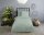 Descanso Bettwäsche 120x150 + 1 x 60x70 cm Mako Satin Hotel Sevilla ruhiger Satin-Streifen grün