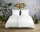 Descanso Bettwäsche 135x200 + 1 x 80x80 cm Mako Satin Hotel Sevilla ruhiger Satin-Streifen weiß