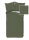 Descanso Bettw&auml;sche 155x220 + 1 x 80x80 cm Mako Satin Hotel Sevilla ruhiger Satin-Streifen gr&uuml;n