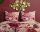 Descanso Bettwäsche 200x200 + 2 x 80x80 cm Mako Satin Chaja Blumen natur