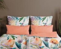 HIP Kissenbezug 40x80 cm Mako Satin Bernice Mandalas und Blumen bunt