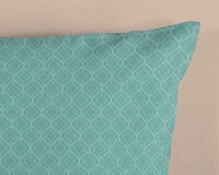 HIP Kissenbezug 40x80 cm Mako Satin Elidsa Mandalas, Blumen & Vogel gr&uuml;n