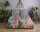 HIP Kissenbezug 40x80 cm Mako Satin Olinga Mandalas und Blumen grau