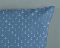 HIP Kissenbezug 40x80 cm Mako Satin Aldiana Mandalas/ Maritim blau