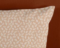 HIP Kissenbezug 40x80 cm Mako Satin Quente Mandalas und Blumen natur
