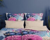 HIP Kissenbezug 40x80 cm Mako Satin Nishell grafischer...