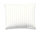 Descanso Kissenbezug 60x70 cm Mako Satin Hotel Sevilla ruhiger Satin-Streifen wei&szlig;