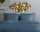 Descanso Kissenbezug 60x70 cm Mako Satin Hotel Sevilla ruhiger Satin-Streifen blau