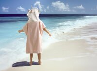 Good Morning Strandtuch 60x140 cm Frottee Lola Einhorn rosa