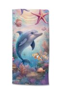Good Morning Strandtuch 75x150 cm Frottee Baya Delfin und...