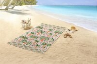 Good Morning Strandtuch 100x180 cm Frottee Cezan Palmen...