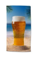 Good Morning Strandtuch 100x180 cm Frottee Beer Bierchen...