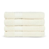Good Morning Uni handtuch 4 x 50x100 cm Frottee Uni...