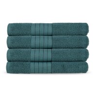 Good Morning Uni handtuch 4 x 50x100 cm Frottee Uni...