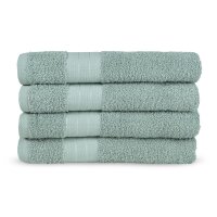 Good Morning Uni handtuch 4 x 50x100 cm Frottee Uni...