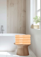 Good Morning Uni handtuch 4 x 50x100 cm Frottee Uni...