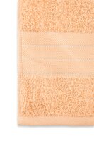 Good Morning Uni handtuch 4 x 50x100 cm Frottee Uni Einfarbig orange