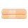 Good Morning Uni handtuch 2 x 70x140 cm Frottee Uni Einfarbig orange