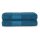 Good Morning Uni handtuch 2 x 70x140 cm Frottee Uni Einfarbig blau