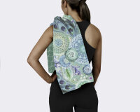 HIP Sporthandtuch 50x100 cm Polyvelvet Kari Mandalas und...