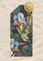 Descanso Sporthandtuch 75x180 cm Polyvelvet Dilana Blumen...