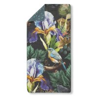 Descanso Sporthandtuch 50x100 cm Polyvelvet Dilana  grau
