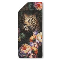 Descanso Sporthandtuch 75x180 cm Polyvelvet Mizz Blumen...