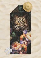 Descanso Sporthandtuch 75x180 cm Polyvelvet Mizz Blumen...