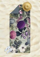 Descanso Sporthandtuch 75x180 cm Polyvelvet Onaz Blumen...
