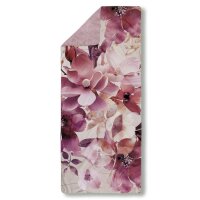 Descanso Sporthandtuch 75x180 cm Polyvelvet Chaja Blumen...