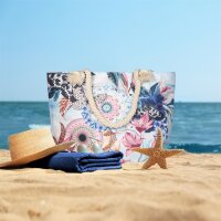 HIP Tasche 43x60 cm Gewebtes Polyester Maximilian Mandalas und Blumen blau
