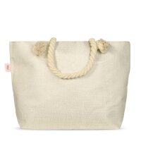 HIP Tasche 43x60 cm Gewebtes Polyester Olinga Mandalas und Blumen grau