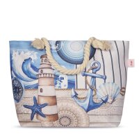 HIP Tasche 43x60 cm Gewebtes Polyester Aldiana Mandalas...