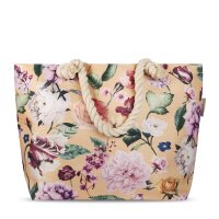 Descanso Tasche 43x60 cm Gewebtes Polyester Fiori Blumen gelb