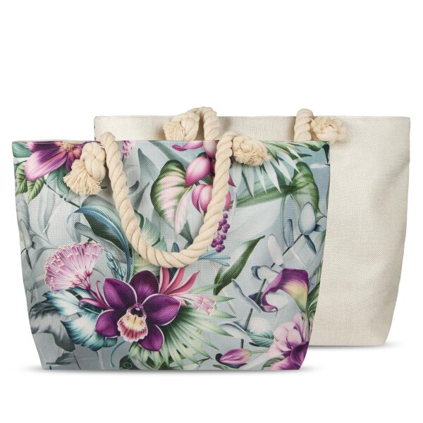 Descanso Tasche 43x60 cm Gewebtes Polyester Allison Blumen bunt