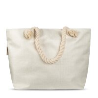 Descanso Tasche 43x60 cm Gewebtes Polyester Mae Blumen natur