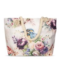 Descanso Tasche 43x60 cm Gewebtes Polyester Verde Blumen...