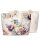 Descanso Tasche 43x60 cm Gewebtes Polyester Verde Blumen und Vögel natur