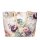 Descanso Tasche 43x60 cm Gewebtes Polyester Verde Blumen und Vögel natur