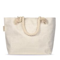 Descanso Tasche 43x60 cm Gewebtes Polyester Colinda Blumen grau
