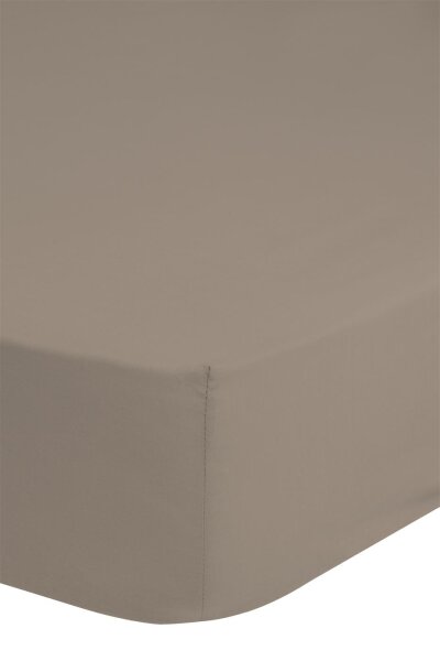 Good Morning Spannbettlaken 90x200 cm Flanell Uni Einfarbig natur