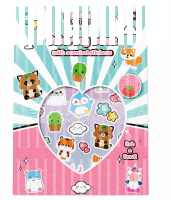 Kawaii Cuties Malbuch + Sticker mit Duft DIN A4 Kinder...