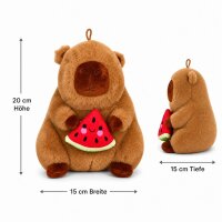 Capybara Kuscheltier 20 cm mit Frucht Wassermelone...