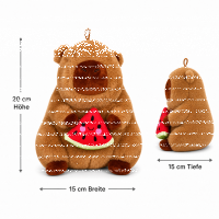 Capybara Kuscheltier 20 cm mit Frucht Wassermelone...