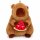 Capybara Kuscheltier 20 cm mit Frucht Wassermelone Anhänger weich Plüschtier Kinder Deko Geschenk